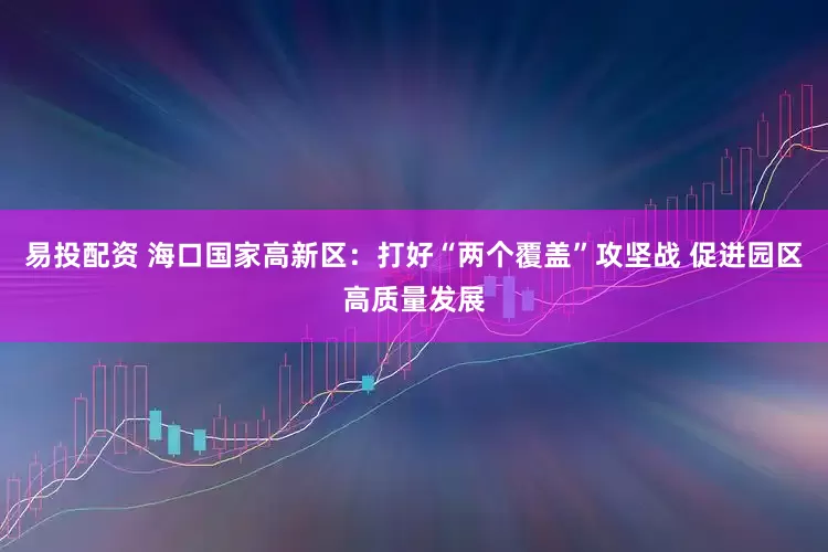 易投配资 海口国家高新区：打好“两个覆盖”攻坚战 促进园区高质量发展